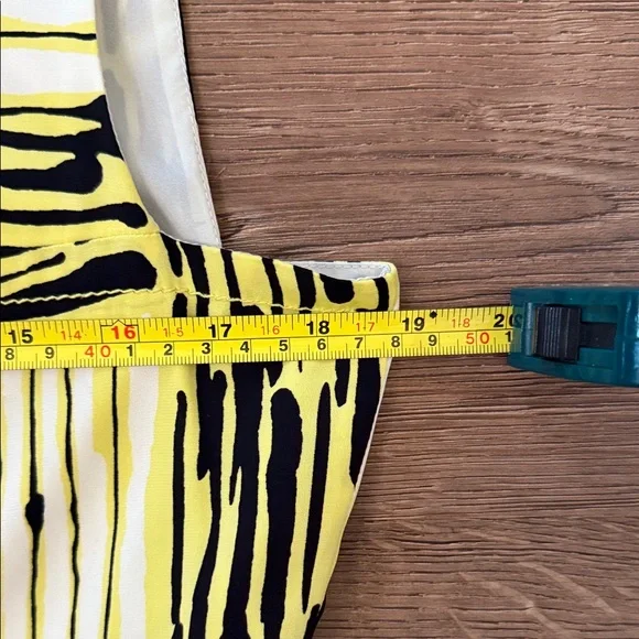 Diane Von Furstenberg Hayley Geometric Print Dress Size 10 - silk - Picture 6 of 8